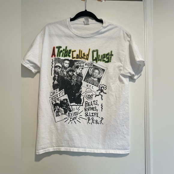 Fruit of the Loom Other - A Tribe Called Quest - Beats Rhymes and Life Y2K Tee. Hip Hop. Q-tip. Phife Dawg
